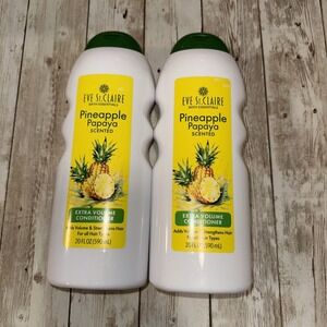 2 Eve St. Claire Bath Essentials Pineapple Papaya Scent Xtra Volume Conditioner